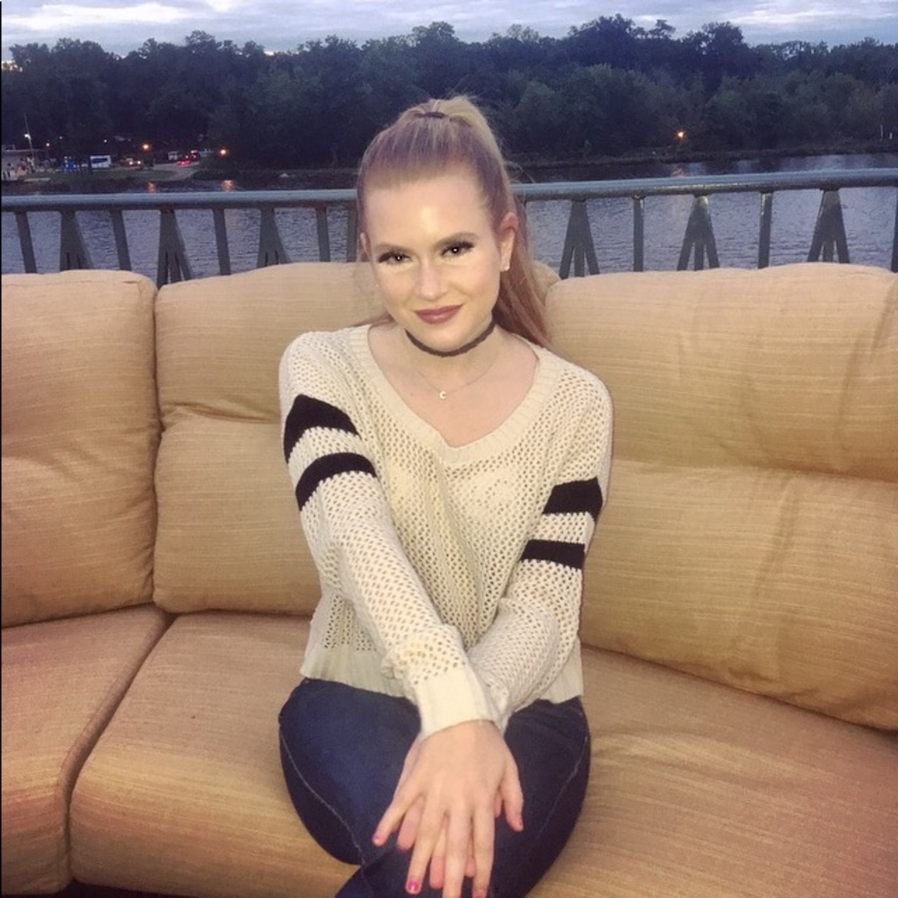 Urban Outfitters BDG varsity knit crop sweater XS